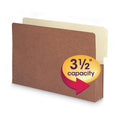 Smead Redrope Drop-Front End Tab File Pockets, 3.5" Expansion, Legal Size, Redrope, 10/Box