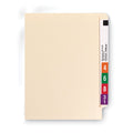 Smead Fastener Folder with Divider, 1 Divider, Letter Size, Manila, 50/Box