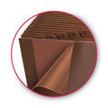 Smead TUFF Expanding Open-Top Stadium File, 31 Sections, 1/31-Cut Tabs, Legal Size, Redrope