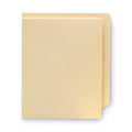Smead Heavyweight Manila End Tab Pocket Folders, Interior Front Panel Pocket, Straight Tabs, Letter Size, 11-pt Manila, 50/Box