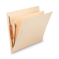 Smead Fastener Folder with Divider, 1 Divider, Letter Size, Manila, 50/Box