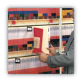 Smead Colored Poly Out Guides with Pockets, 1/3-Cut End Tab, Out, 8.5 x 11, Red, 25/Box