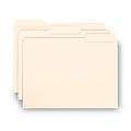 Smead Interior File Folders, 1/3-Cut Tabs: Assorted, Letter Size, 0.75" Expansion, Manila, 100/Box