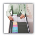 Smead Viewables Hanging Folder Tabs and Labels, Complete Bulk Pack Refill, 1/3-Cut, Assorted Colors, 3.5" Wide, 100/Box