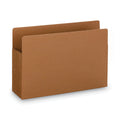 Smead Heavy-Duty Redrope End Tab TUFF Pockets, 5.25" Expansion, Legal Size, Redrope, 10/Box