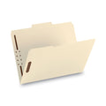 Smead Top Tab Fastener Folders, Guide-Height 2/5-Cut Tabs: Right of Center, 2 Fasteners, Letter Size, 11-pt Manila Exterior, 50/Box
