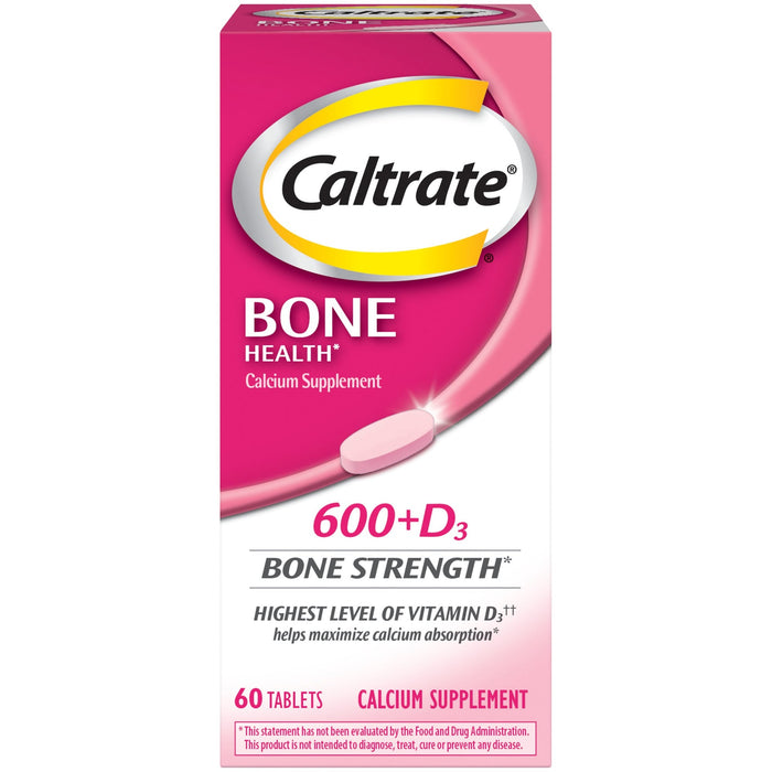Caltrate 600+D3 Calcium & Vitamin D Supplement Tablets, 600mg by Pasteur Pharmacy