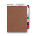 Smead Heavy-Duty Redrope End Tab TUFF Pockets, 3.5" Expansion, Letter Size, Redrope, 10/Box