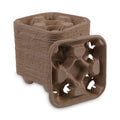 Boardwalk Cup Carrier Tray, 8 oz to 32 oz, Four Cups, Kraft, 300/Carton