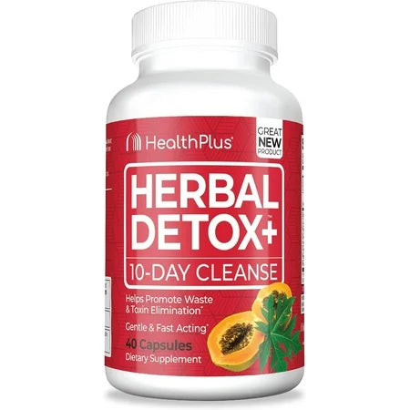Health Plus Herbal Detox, 10 Day Cleanse, 40 Capsules by Pasteur Pharmacy