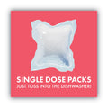 Boulder Clean Dishwasher Detergent Power Packs, Citrus Zest, 48 Tab Pouch