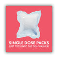Boulder Clean Dishwasher Detergent Power Packs, Citrus Zest, 48 Tab Pouch, 6/Carton