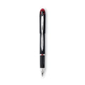 uniball Jetstream Ballpoint Pen, Stick, Bold 1 mm, Red Ink, Black Barrel