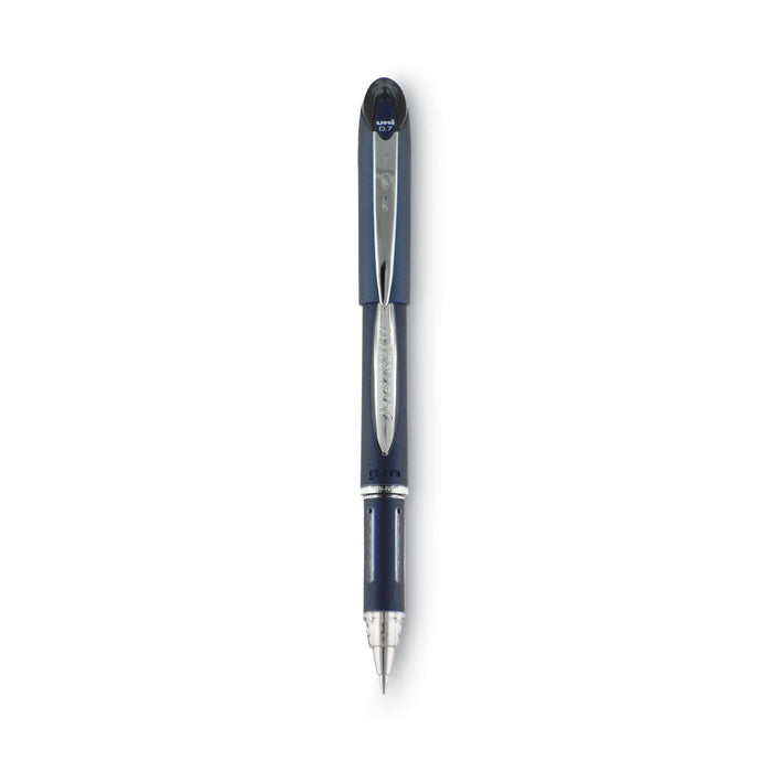 uniball Jetstream Ballpoint Pen, Stick, Fine 0.7 mm, Black Ink, Black Barrel