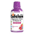 Bluebonnet Liquid Calcium Magnesium Citrate Plus Vitamin D3, Mixed Berry, 16 oz by Pasteur Pharmacy