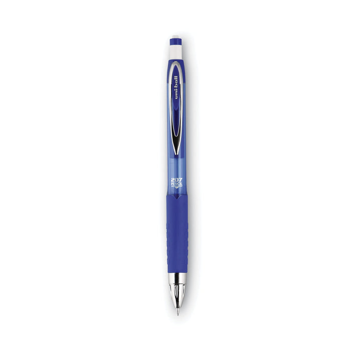 uniball 207 Mechanical Pencil, 0.7 mm, HB (#2), Black Lead, Blue Barrel, Dozen