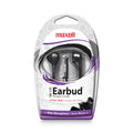 Maxell EB125 Earbud with MIC, 6 ft Cord, Black