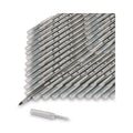 BIC Round Stic Xtra Life Ballpoint Pen, Stick, Medium 1 mm, Black Ink, Smoke Barrel, Dozen