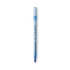BIC Round Stic Xtra Life Ballpoint Pen Xtra-Value Pack, Stick, Medium 1.2 mm, Blue Ink, Gray Barrel, 240/Carton