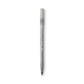 BIC Round Stic Xtra Life Ballpoint Pen Value Pack, Stick, Medium 1 mm, Black Ink, Smoke Barrel, 60/Box