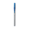 BIC Round Stic Grip Xtra Comfort Ballpoint Pen Value Pack, Easy-Glide, Stick, Medium 1.2 mm, Blue Ink, Gray/Blue Barrel, 36/Pack