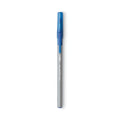 BIC Round Stic Grip Xtra Comfort Ballpoint Pen Value Pack, Easy-Glide, Stick, Medium 1.2 mm, Blue Ink, Gray/Blue Barrel, 36/Pack