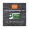 World Centric TPLA Compostable Cutlery, Knife, 6.7", White, 750/Carton
