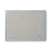MasterVision Designer Fabric Bulletin Board, 24X18, Gray Fabric/Gray Frame