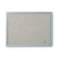 MasterVision Designer Fabric Bulletin Board, 24X18, Gray Fabric/Gray Frame