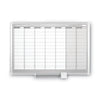 MasterVision Weekly Planner, 36x24, Aluminum Frame