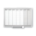 MasterVision Weekly Planner, 36x24, Aluminum Frame