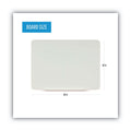 MasterVision Magnetic Glass Dry Erase Board, 48 x 36, Opaque White