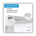 MasterVision Grid Planning Board, 1" Grid, 72 x 48, White/Silver