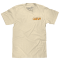 Chevy Chevelle Chevrolet Left Chest Front and Back Print Classic Car T-Shirt - Cream by Tee Luv