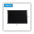 MasterVision Kamashi Wet-Erase Board, 48 x 36, Black Frame