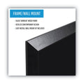 MasterVision Kamashi Wet-Erase Board, 48 x 36, Black Frame