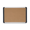 MasterVision Tech Cork Board, 36x48, Silver/Black Frame
