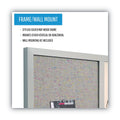 MasterVision Combo Bulletin Board, Bulletin/Dry Erase, 24X18, Gray Frame