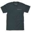 Chevy Corvette C1 Front and Back Print T-Shirt - Navy Heather