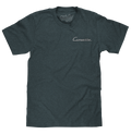 Chevy Corvette C1 Front and Back Print T-Shirt - Navy Heather by Tee Luv