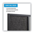 MasterVision Combo Bulletin Board, Bulletin/Dry Erase, 24X18, Black Frame