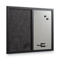 MasterVision Combo Bulletin Board, Bulletin/Dry Erase, 24X18, Black Frame