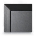 MasterVision Kamashi Chalk Board, 36 x 24, Black Frame