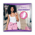 Always Thin Daily Panty Liners, Regular, 20/Pack, 24 Packs/Carton