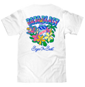 Mtn Dew Baja Blast Soda Tropical T-Shirt - White by Tee Luv