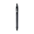 BIC Gel-ocity Quick Dry Gel Pen, Retractable, Medium 0.7 mm, Black Ink, Black Barrel, Dozen