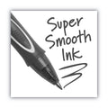 BIC Gel-ocity Quick Dry Gel Pen, Retractable, Medium 0.7 mm, Black Ink, Black Barrel, Dozen