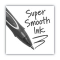 BIC Gel-ocity Quick Dry Gel Pen, Retractable, Fine 0.5 mm, Black Ink, Black Barrel, Dozen