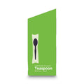 Dixie Grab’N Go Wrapped Cutlery, Teaspoons, Black, 90/Box