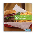 Dixie All-Purpose Food Wrap, Dry Wax Paper, 14 x 14, White, 1,000/Carton